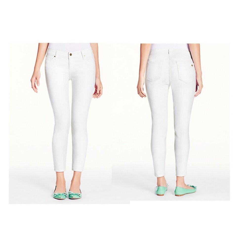 kate spade Live Colorfully white skinny jeans Size 28 - Picture 2 of 12